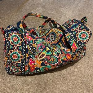 Vera Bradley Small Colorful Paisley Duffle Bag